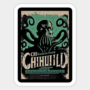 CTHULHU VINTAGE ARTHOUSE FOREIGN MOVIE POSTER 02 Sticker